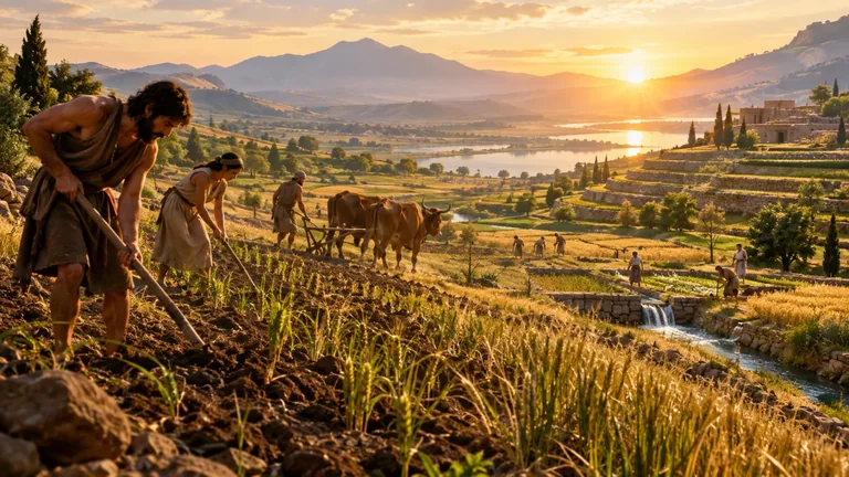 Illustration : L’histoire de l’agriculture