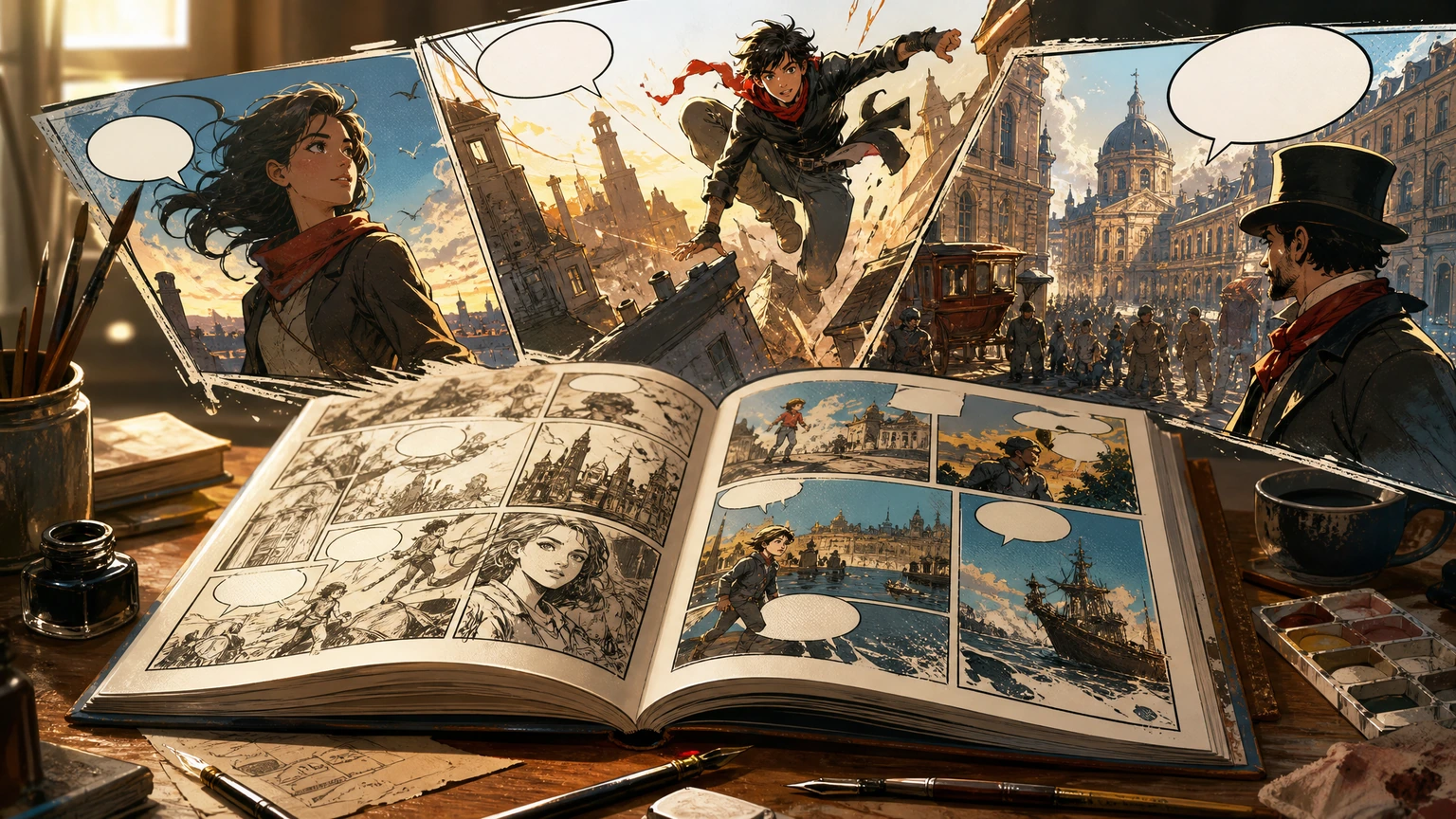 Illustration : L’histoire de la bande dessinée