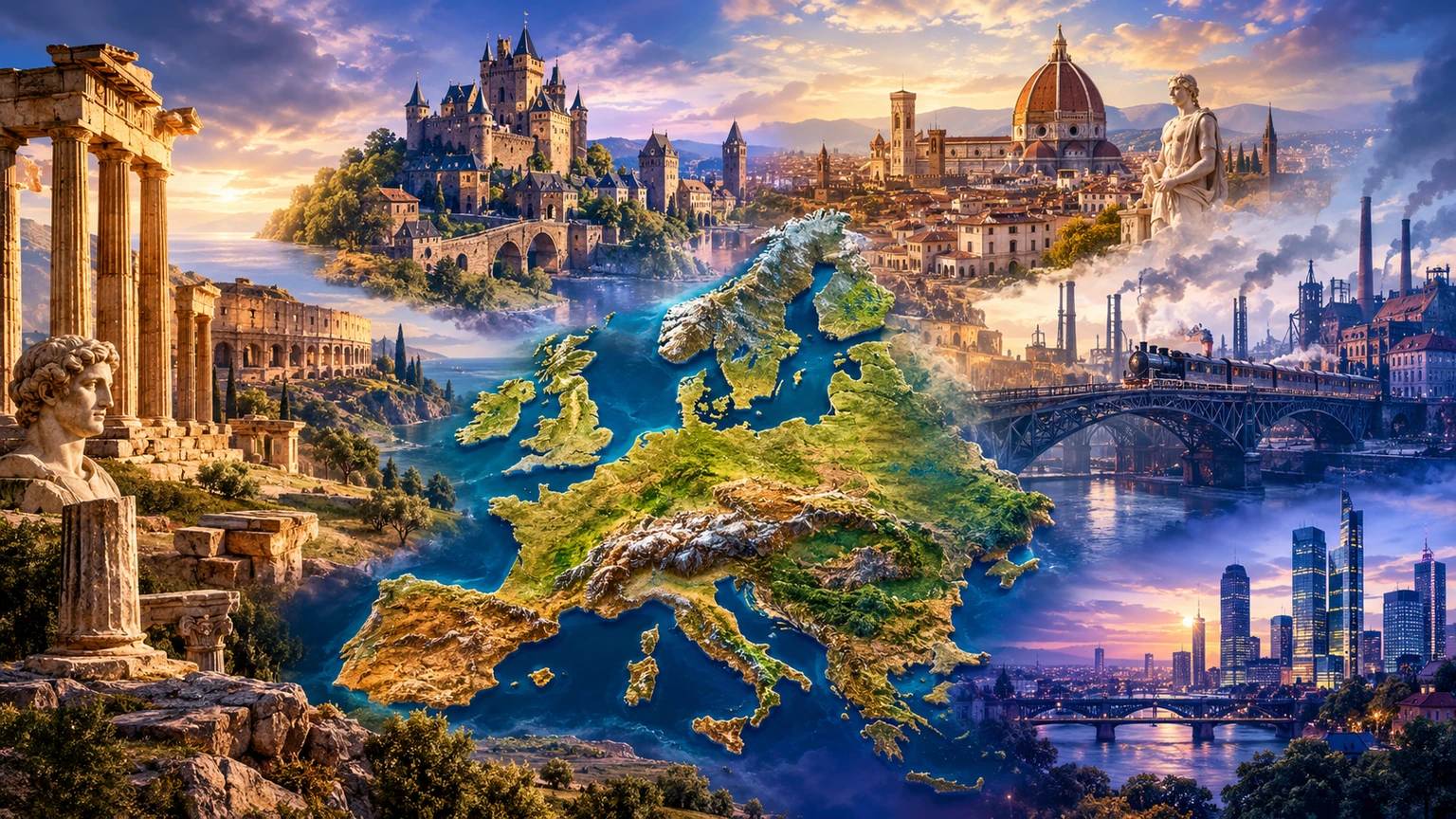 Illustration : L’histoire de l’Europe